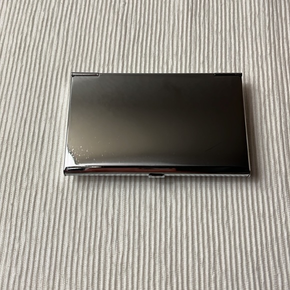 Ladies Business Card Case with Pink Gems - Picture 3 of 6